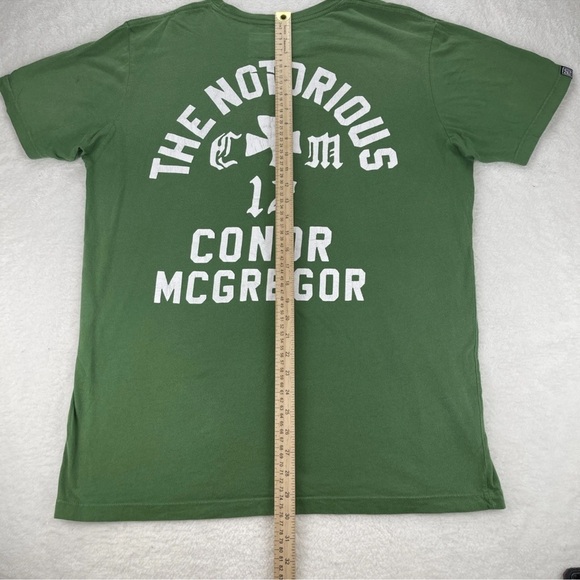 Roots of Fight UFC Conor McGregor The Notorious CHAMP IRL T-Shirt Green Size XL - Picture 9 of 14